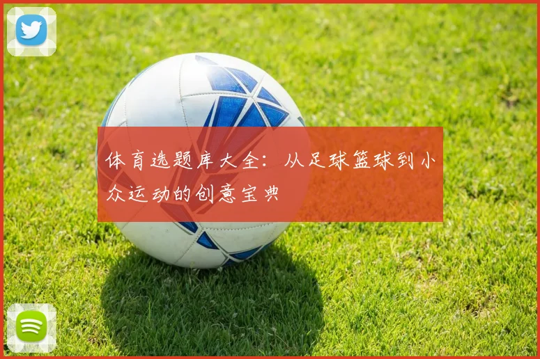 体育选题库大全：从足球篮球到小众运动的创意宝典